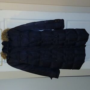 WARM WINTER BLACK COAT.